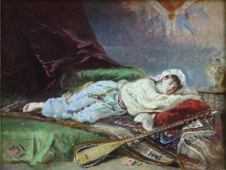 Odalisca reclined - 1880