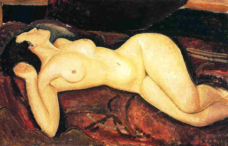 Yacente Nude - 1917