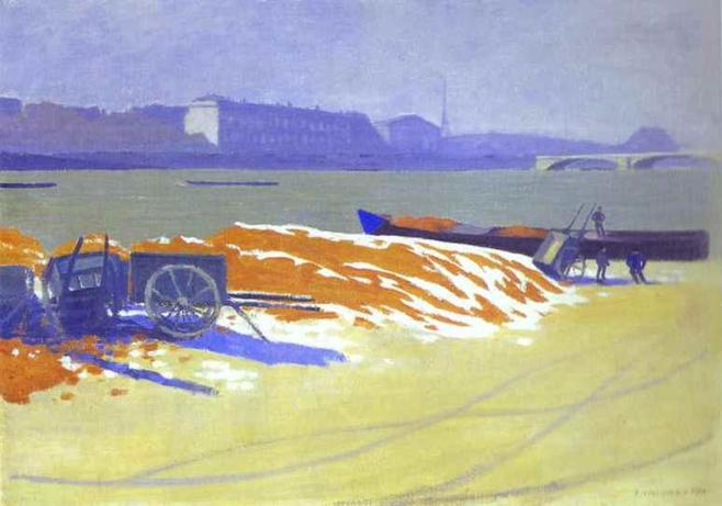 Roter Sand und Schnee - 1901