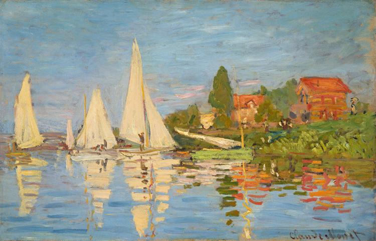 Regata em Argenteuil - 1872