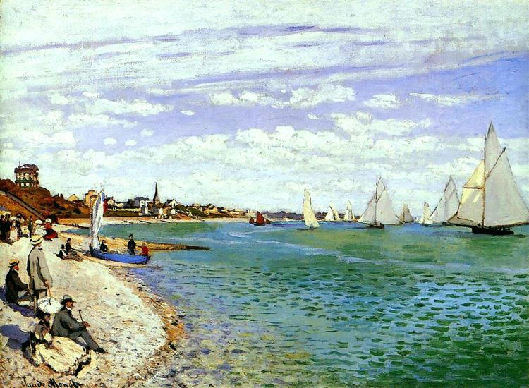 Regate à Sainte -Adresse - 1867