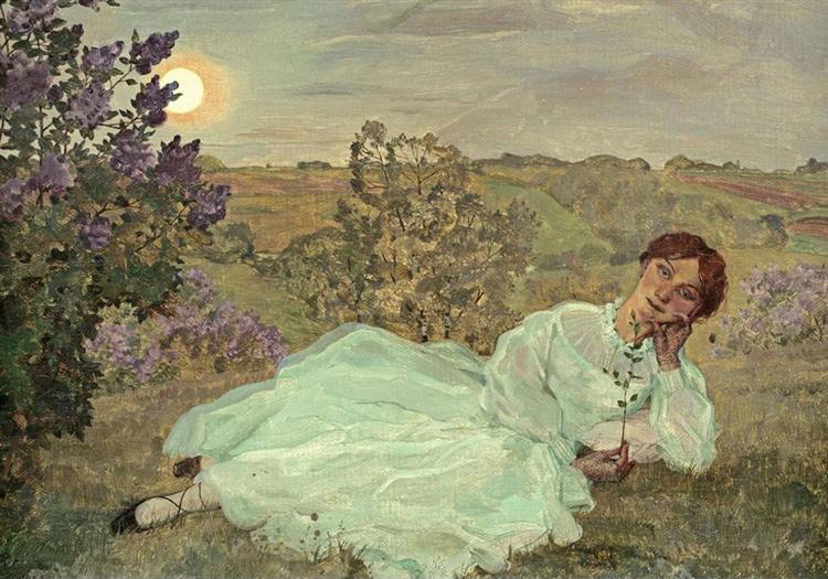 REST AT SUNSET - 1922