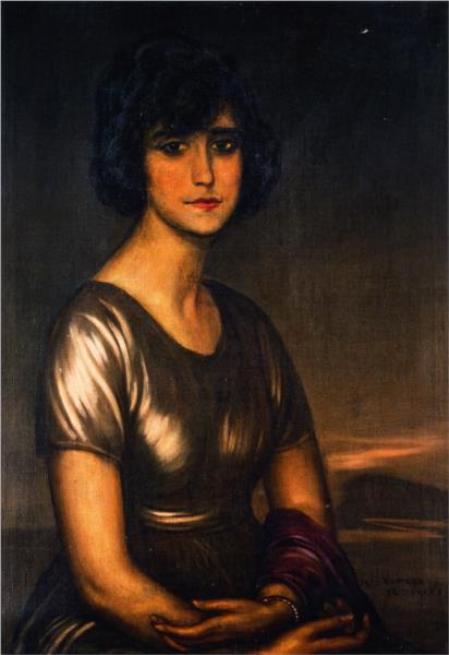 Portrait of young lady