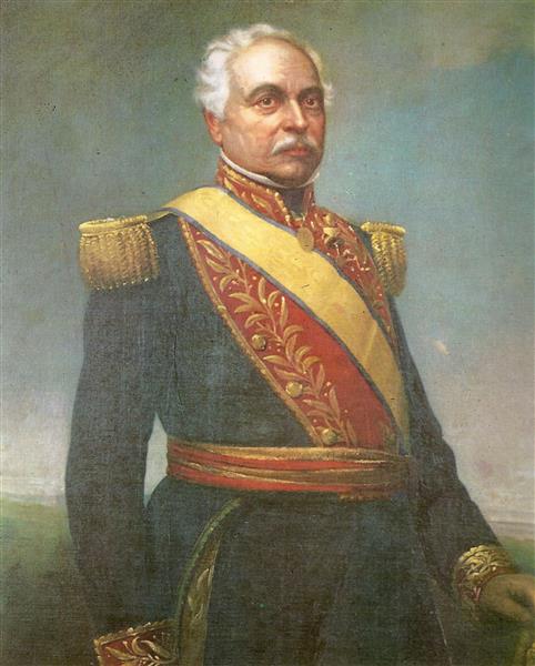 Portret van José Antonio Páez