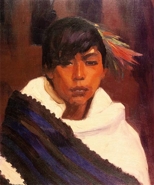 Ricardo - Indian de San Ildefonso - 1916