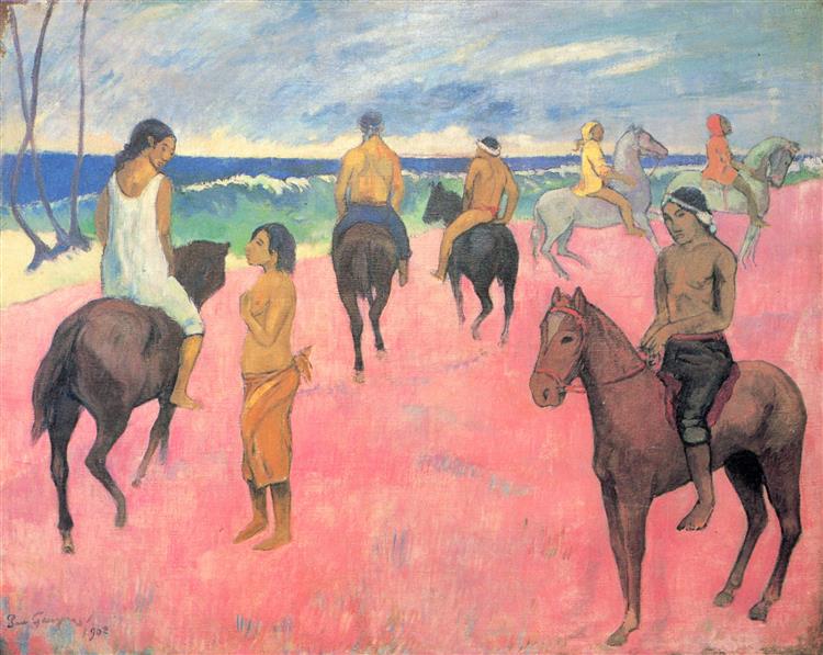 Riders on the Beach II - 1902