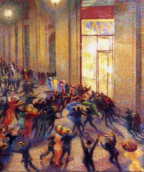 Riots in the gallery - 1909