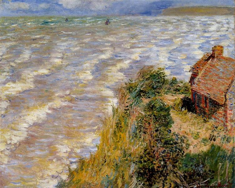 Tide in crescita a Pourville - 1882