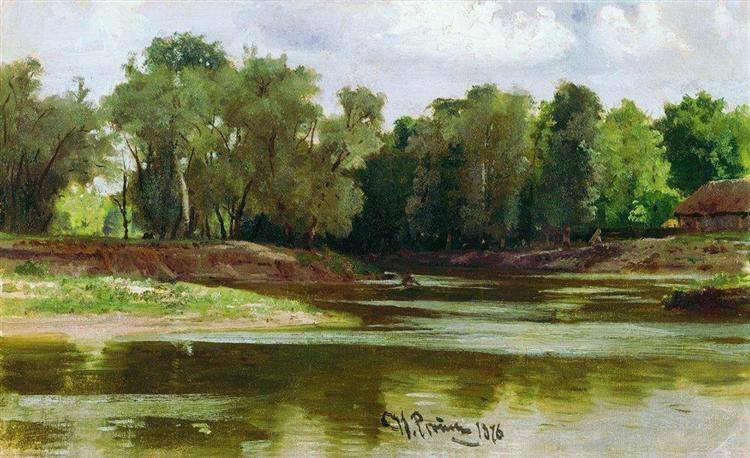 Shore řeky - 1876