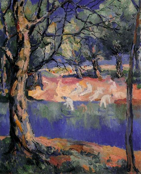 River in the forest - 1908