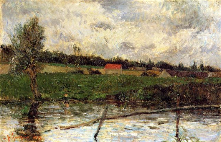 Riverside (paysage breton) - 1879