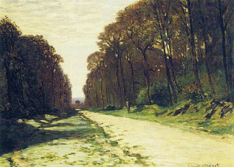 Way in a Fontainebleau Forest - 1864