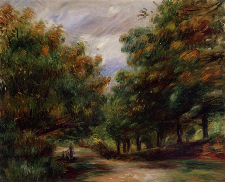 Route près de Cagnes - 1905