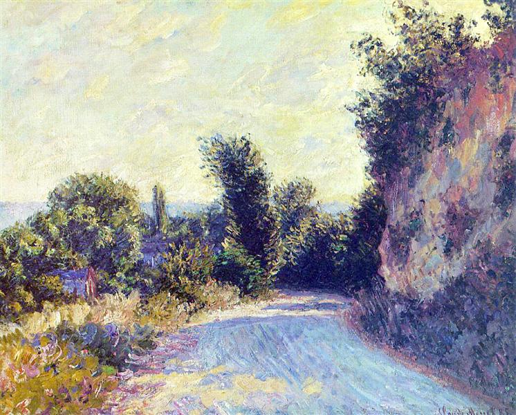 Strada vicino a Giverny 02-1885