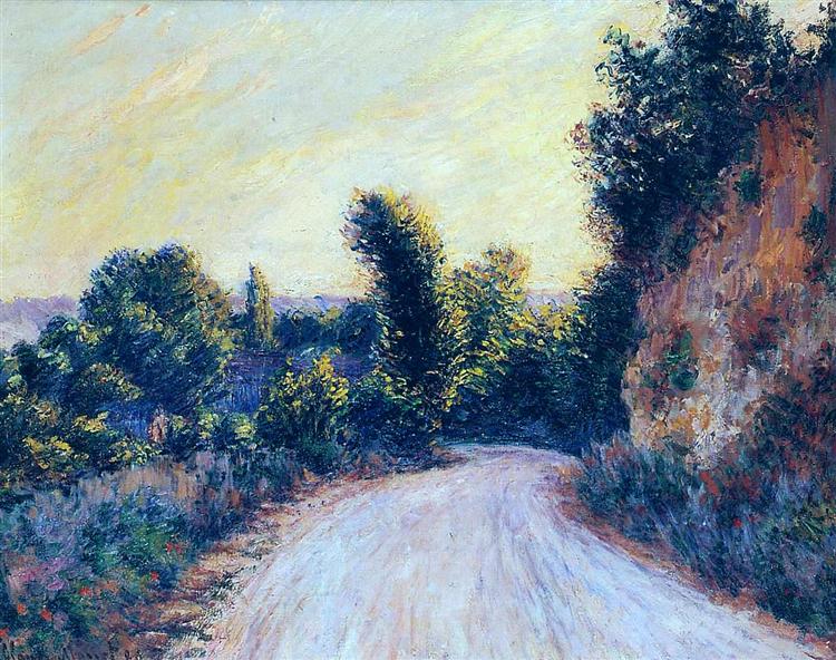 Straße in der Nähe von Giverny - 1885