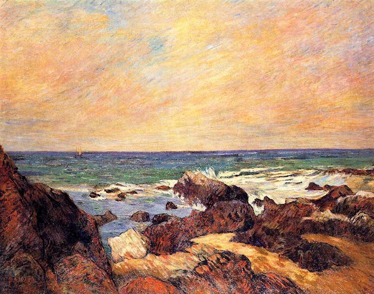 Rocks and Sea - 1886