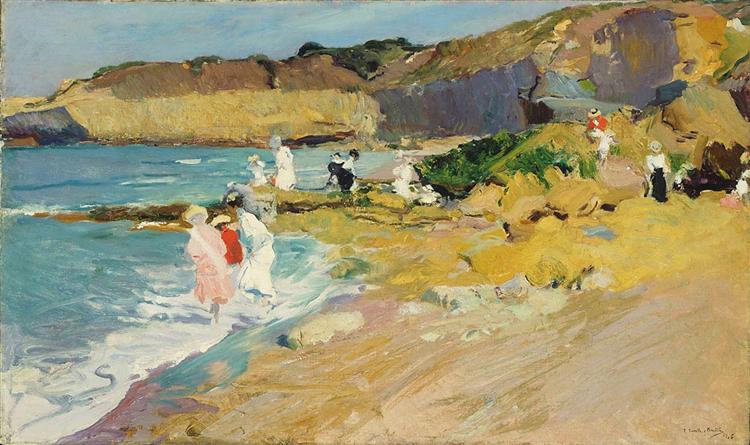 Las Rocas Y El Faro - Biarritz - 1906