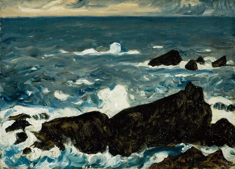 Rocks and Waves (Cabo Shiono) - 1931 