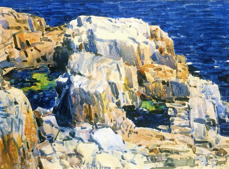 Rocks at Appledore - 1916