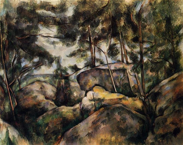 Rocks in Fountoinebleau - 1893