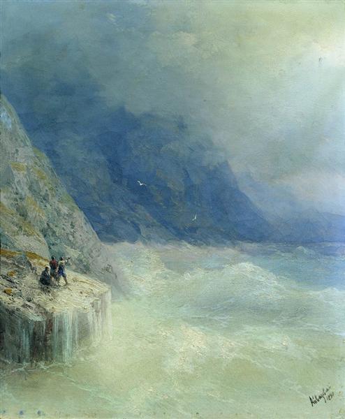 Rocce nella nebbia - 1890