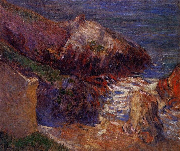 Rocks on the Coast - 1889