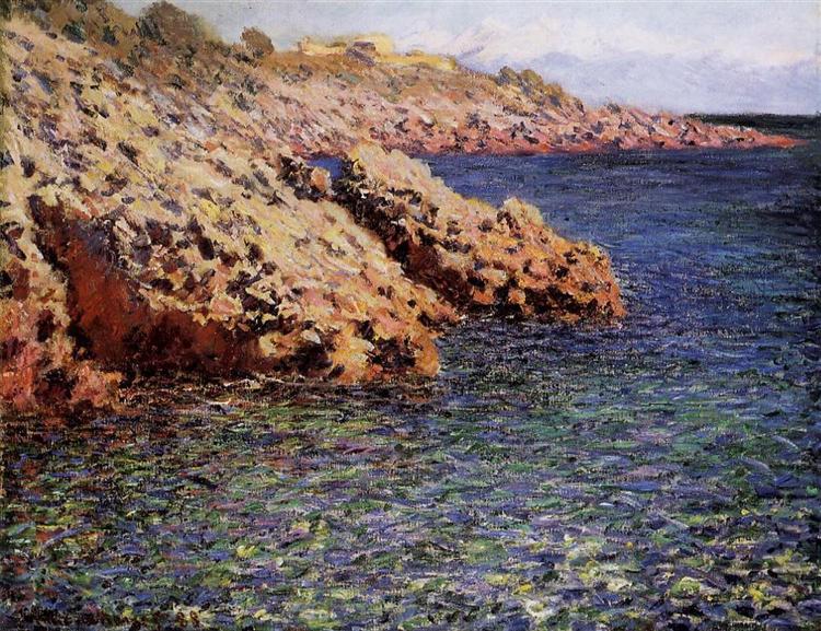 Rocas En La Costa Mediterránea - 1888