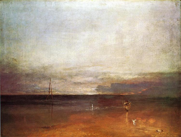 Rocky Bay avec des figures - 1830