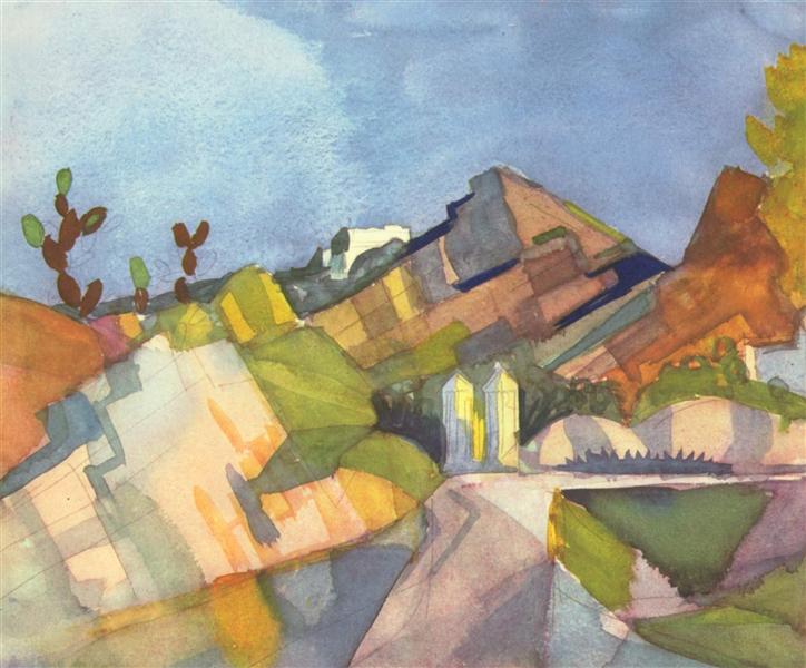 Paesaggio roccioso - 1914