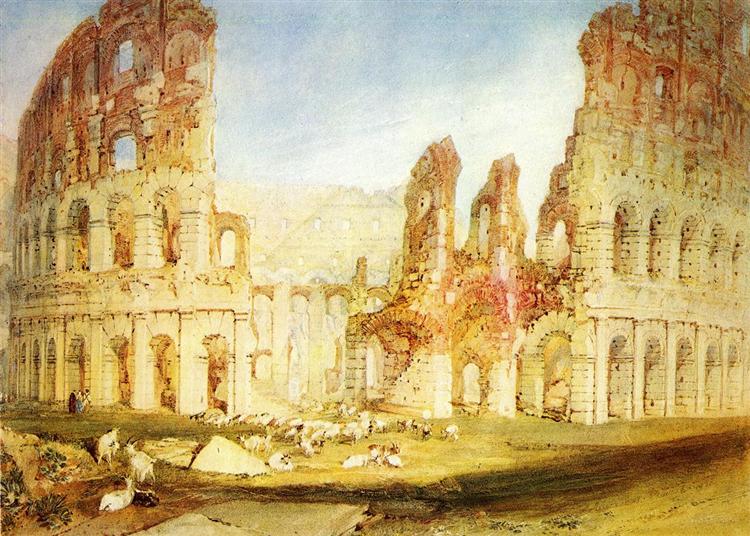 Řím - El Colosseo - 1820