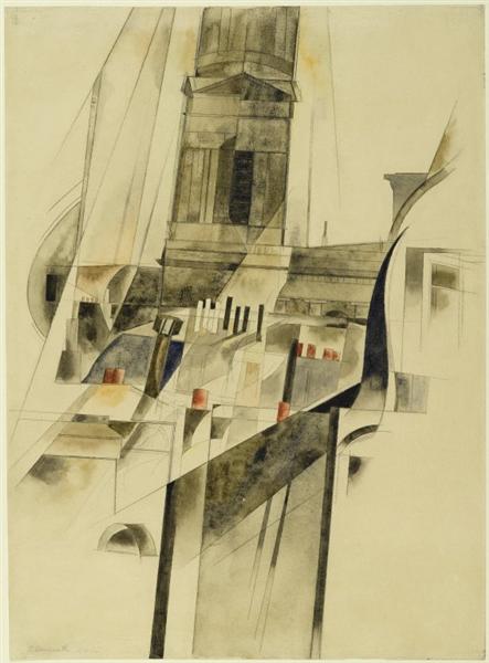 Roofs and bell tower - 1921