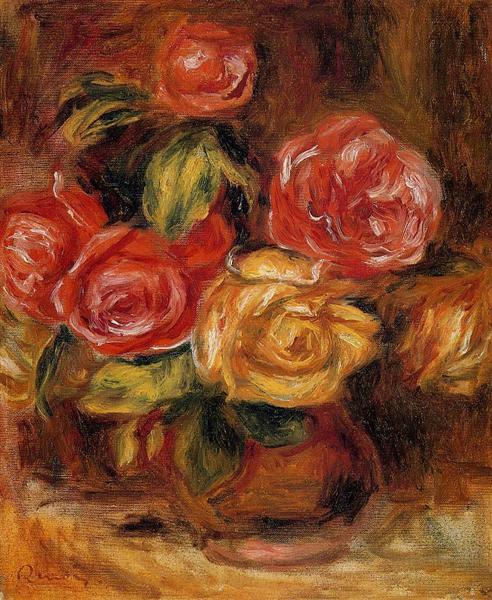 Rosas dans un vase - 1895