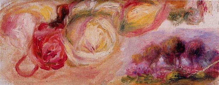 Roses with Landscape - 1912