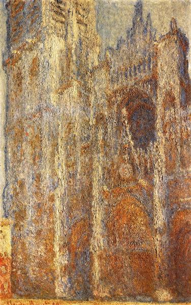 Rouen Cathedral ved middagstid - 1894