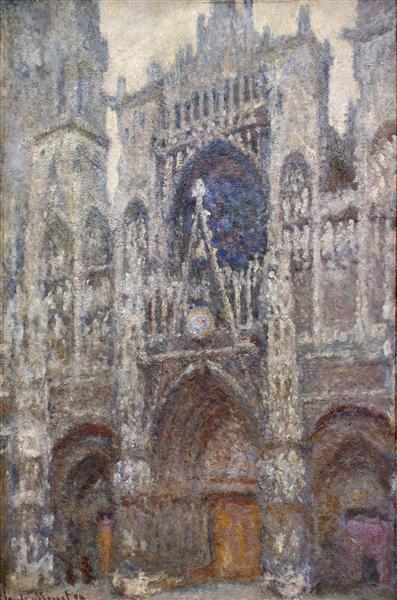 Catedral De Rouen - Tiempo Gris - 1894