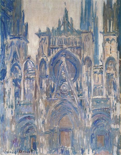 Rouen Cathedral - Portal Study - 1892