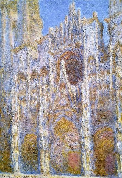 Rouen Cathedral - Sunlight Effect - 1894