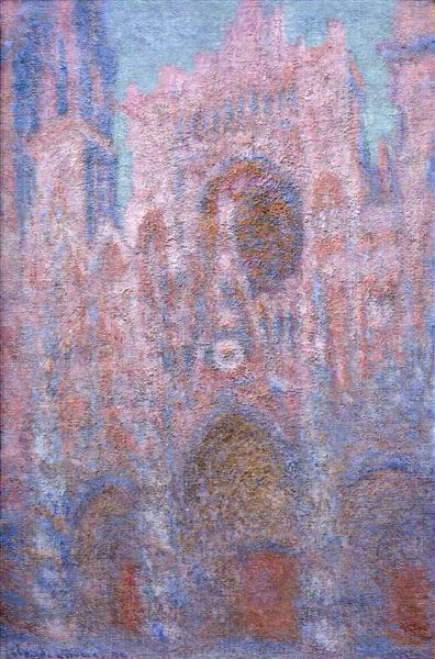 Catedral De Rouen - Sinfonía En Gris Y Rosa - 1894