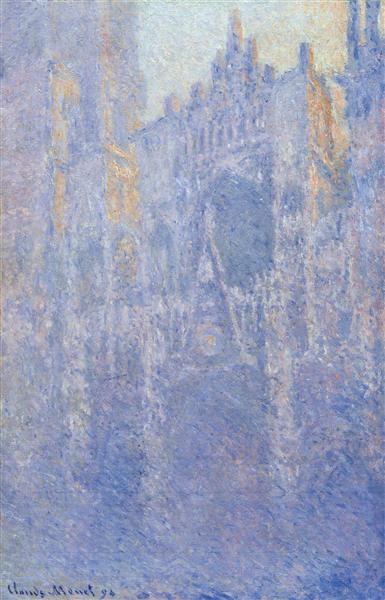 Catedral De Rouen - El Portal - Niebla Matutina - 1894