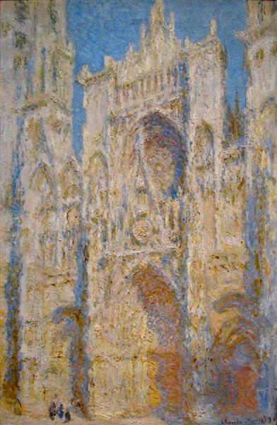 Rouen Cathedral - West Ealeade - Luz del Sol - 1894