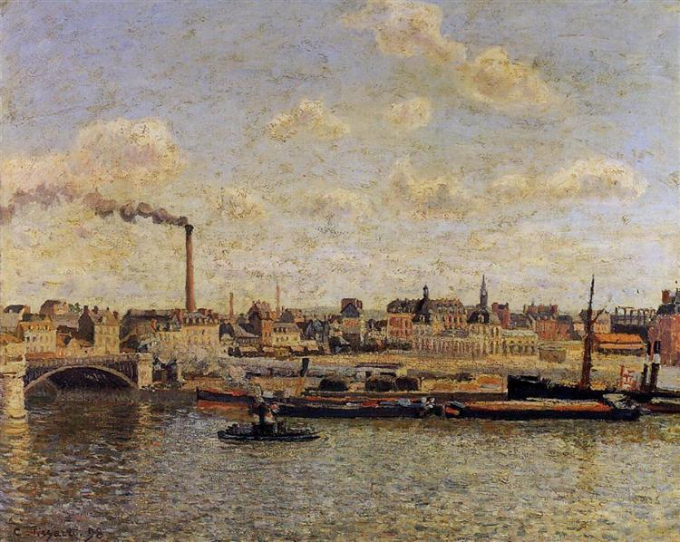 Rouen - Saint Sever - popołudnie - 1898