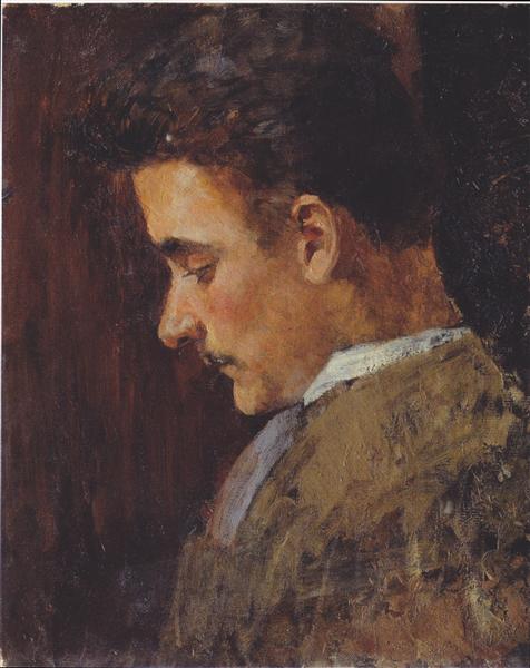 Rudolf Steindl - Artist's brother - 1895