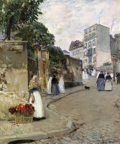 Calle Montmartre - París - 1888