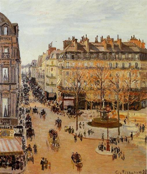 Rue Saint -Honoré - Sol Effect - Po południu - 1898