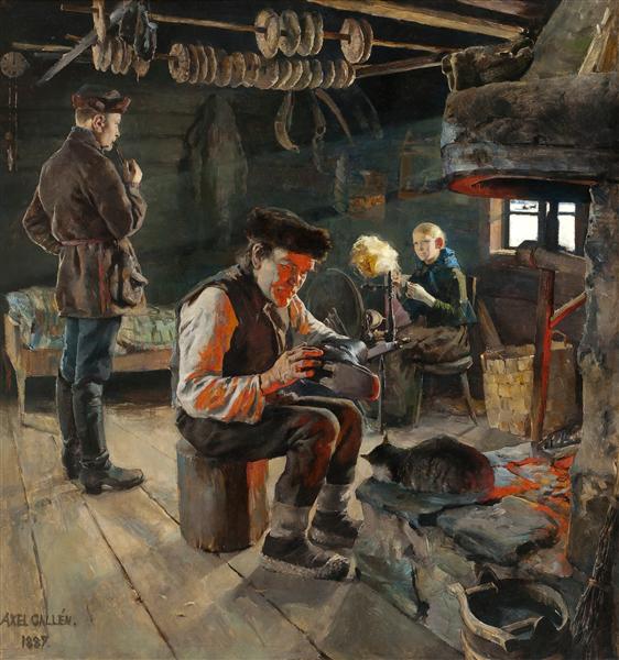 Rustiek leven - 1887