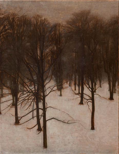 Parque Søndermarken En Invierno - 1896