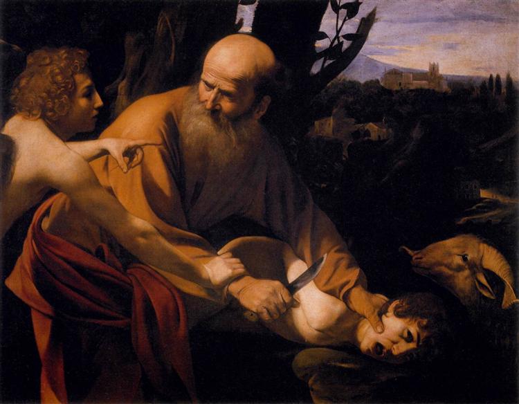 Sacrificio De Isaac - 1602