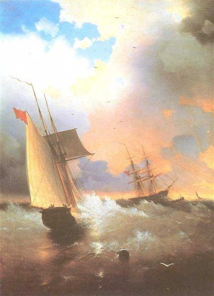 Segelboot - 1870