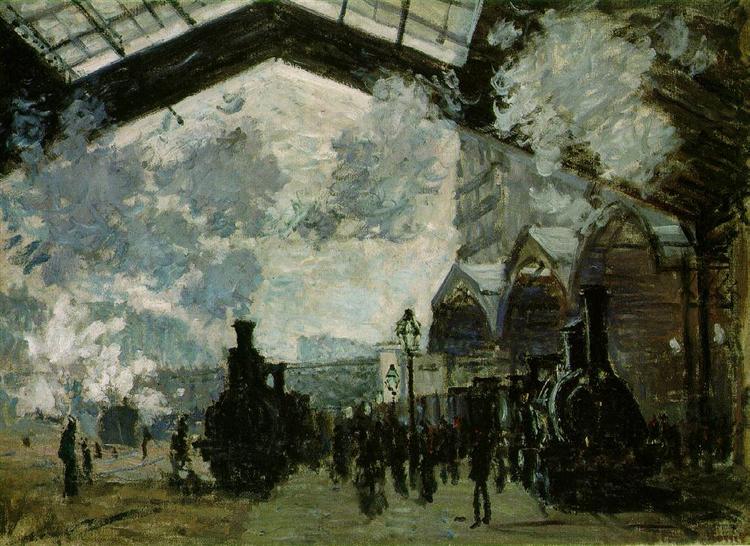 Estación Saint-Lazare - 1877