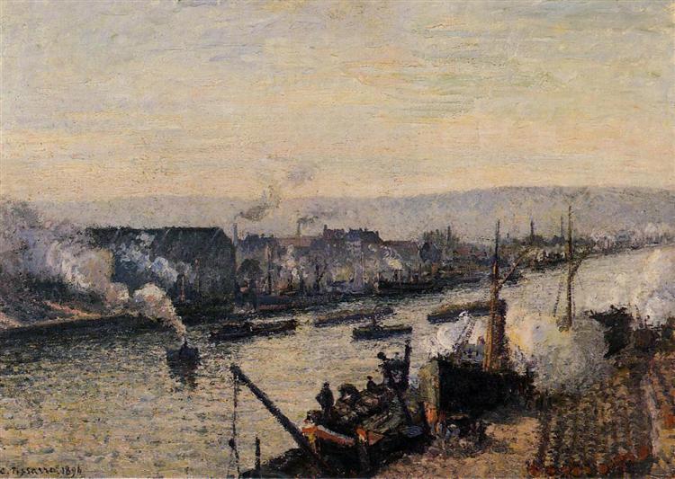 Port of Saint-Sever - Rouen - 1896